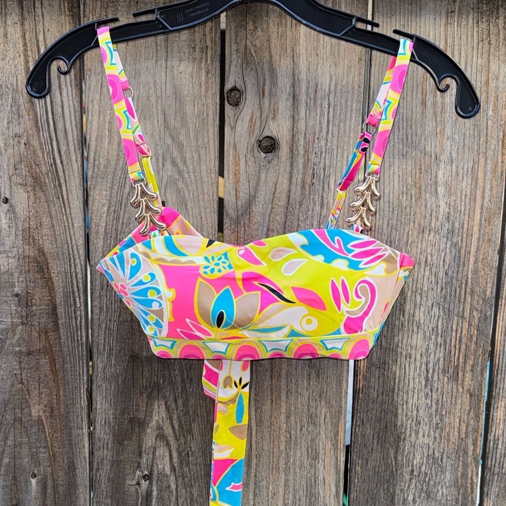 Trina Turk Bikini Top Size 6